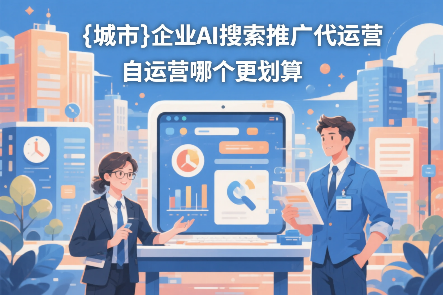 陕西企业AI搜索推广代运营和自运营哪个更划算