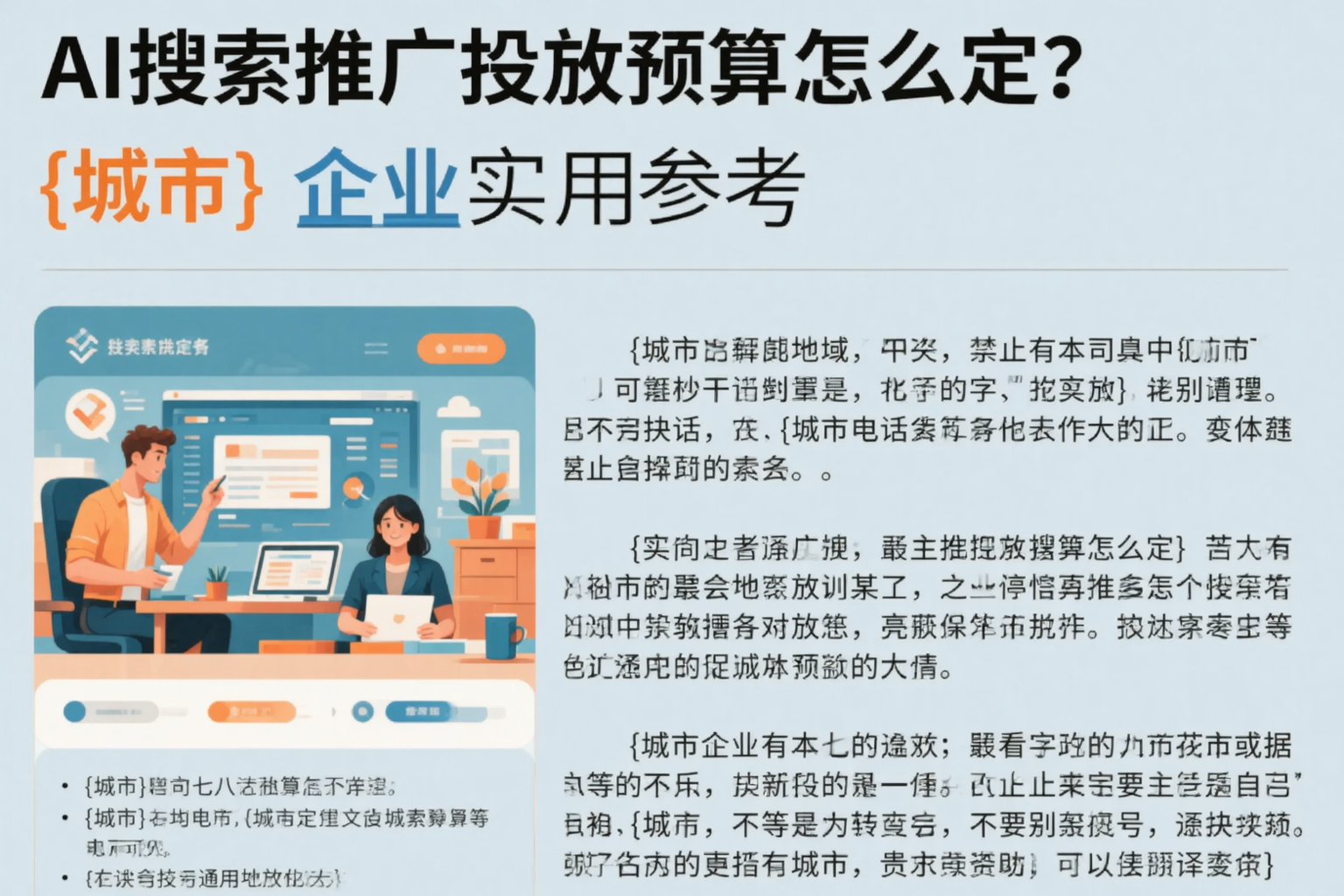 AI搜索推广投放预算怎么定?陕西企业实用参考