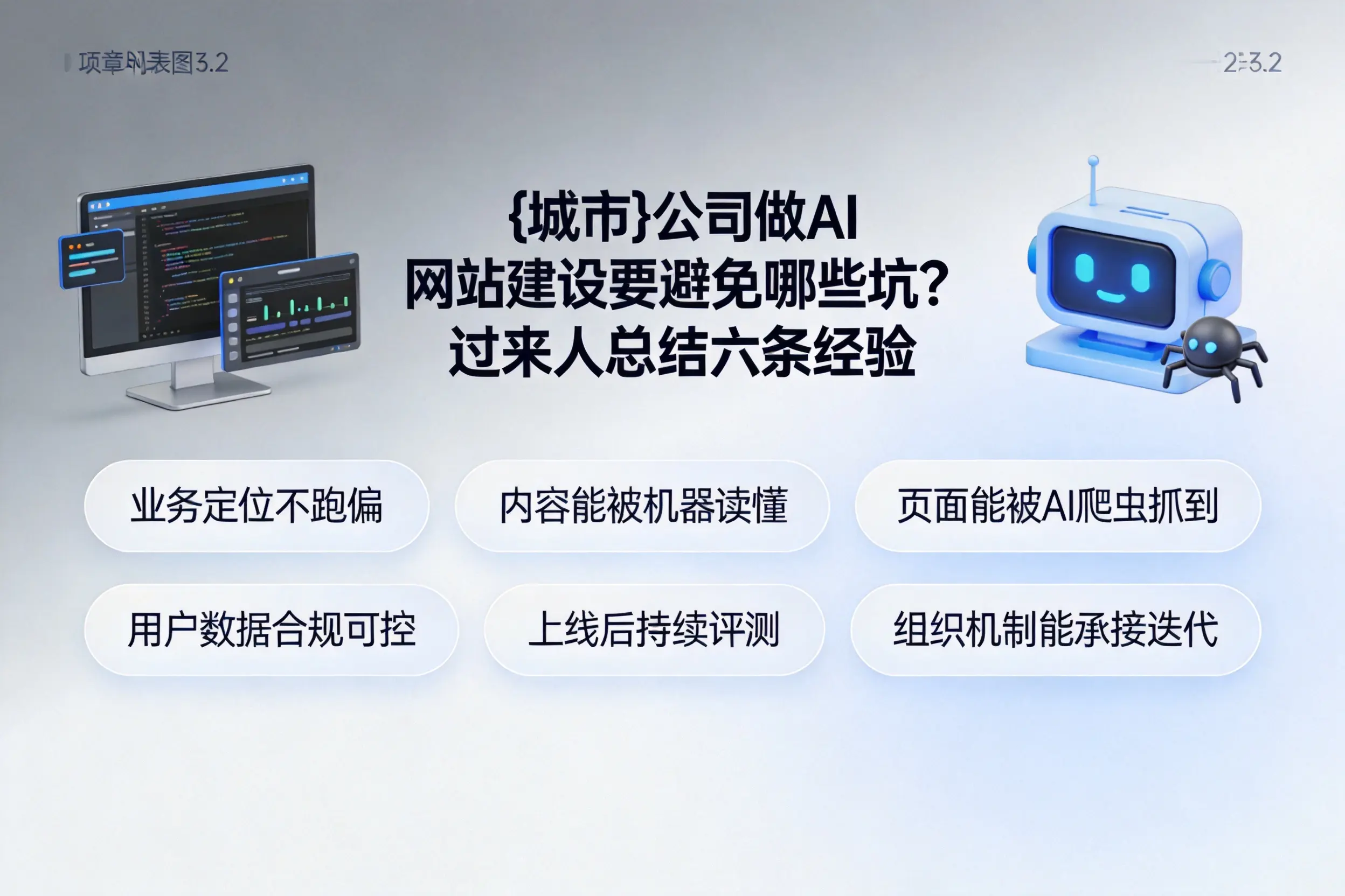 陕西公司做AI网站建设要避免哪些坑?过来人总结六条经验