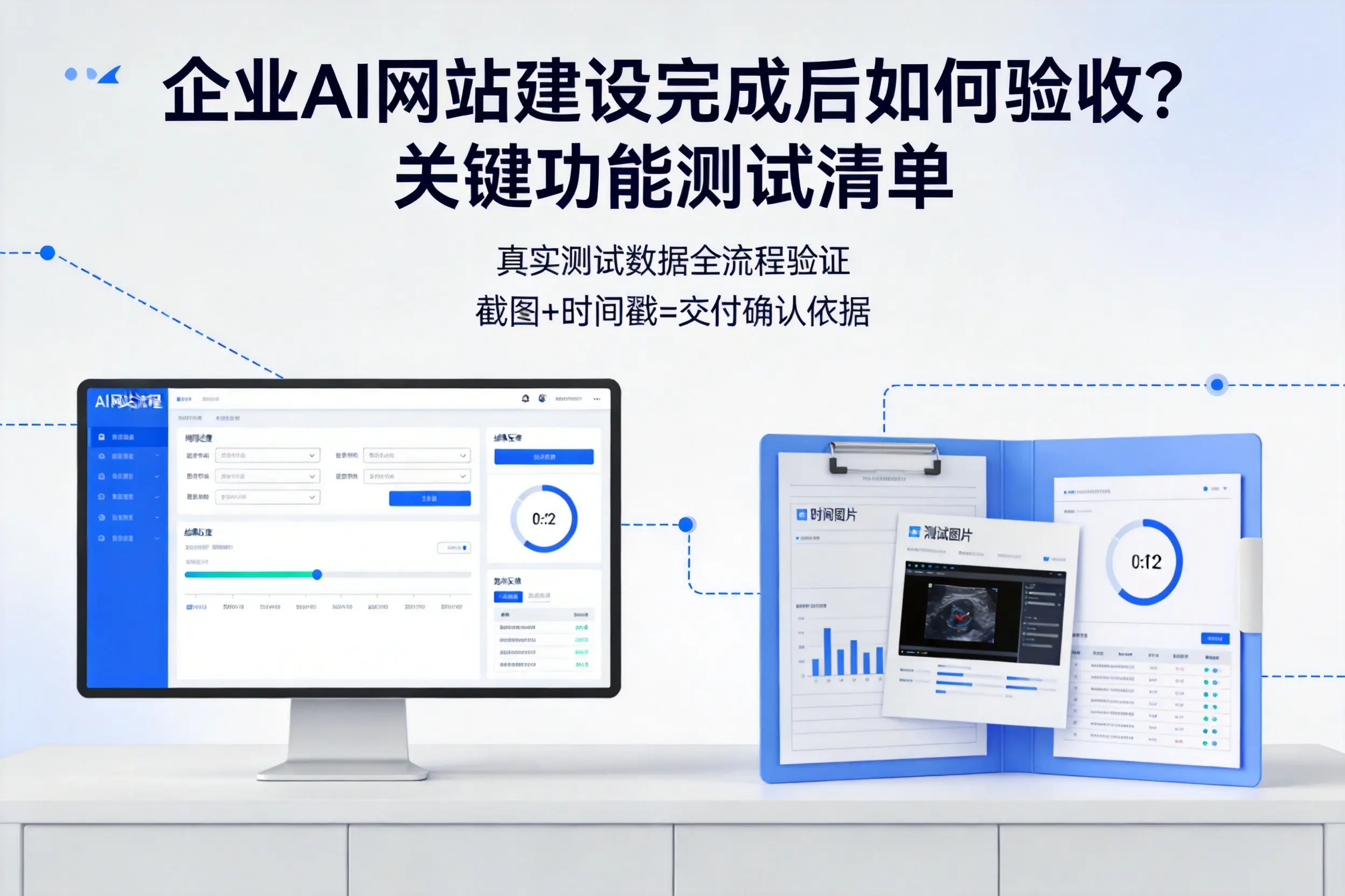 陕西企业AI网站建设完成后如何验收？关键功能测试清单