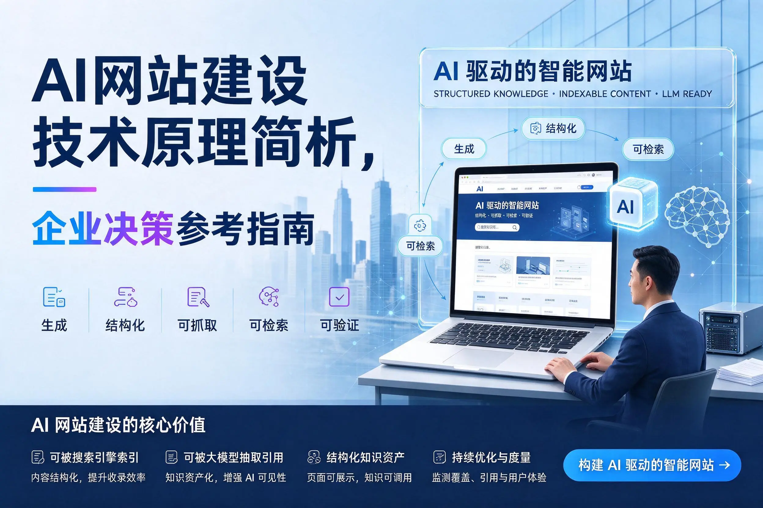 AI网站建设技术原理简析，陕西企业决策参考指南