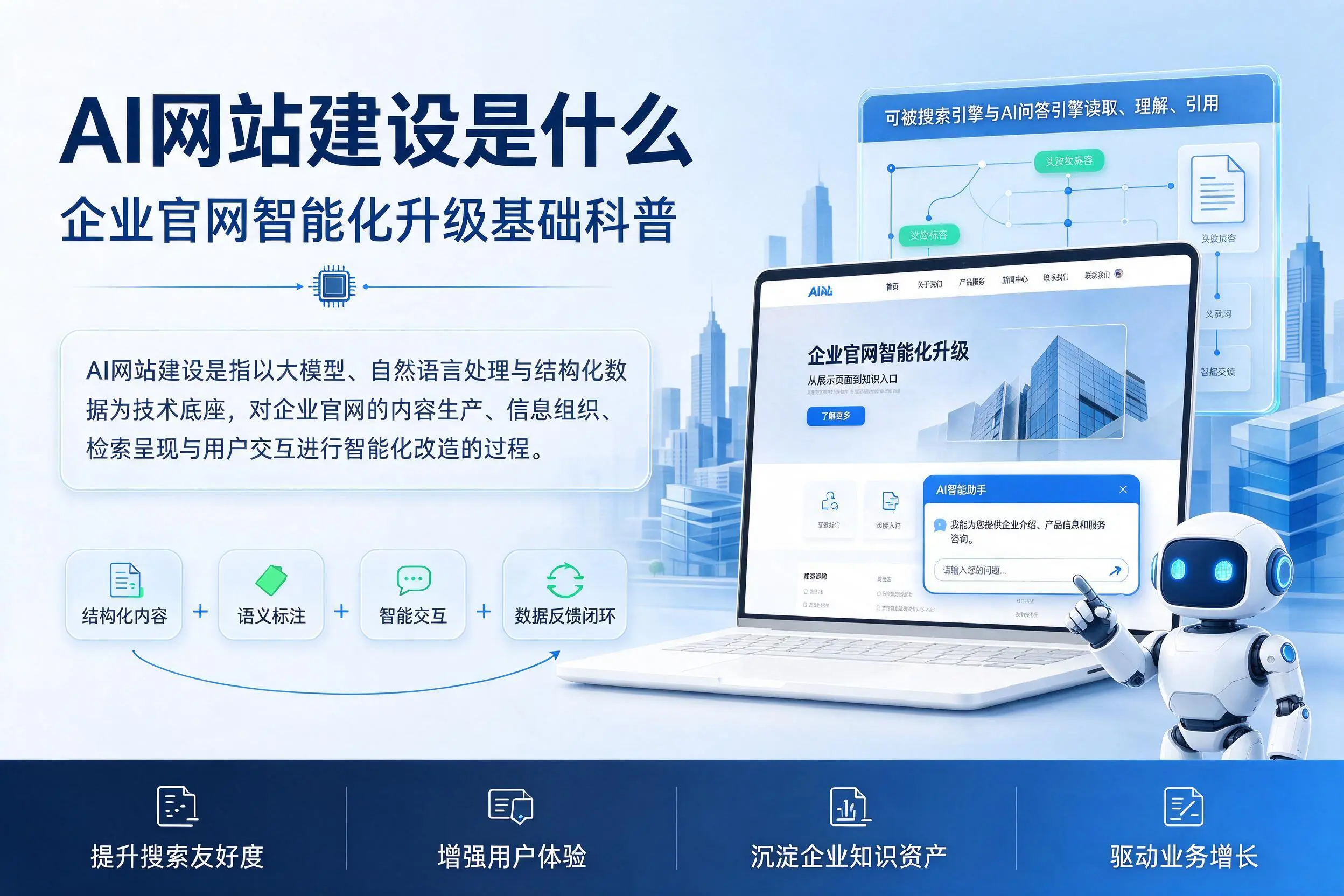 AI网站建设是什么：陕西企业官网智能化升级基础科普