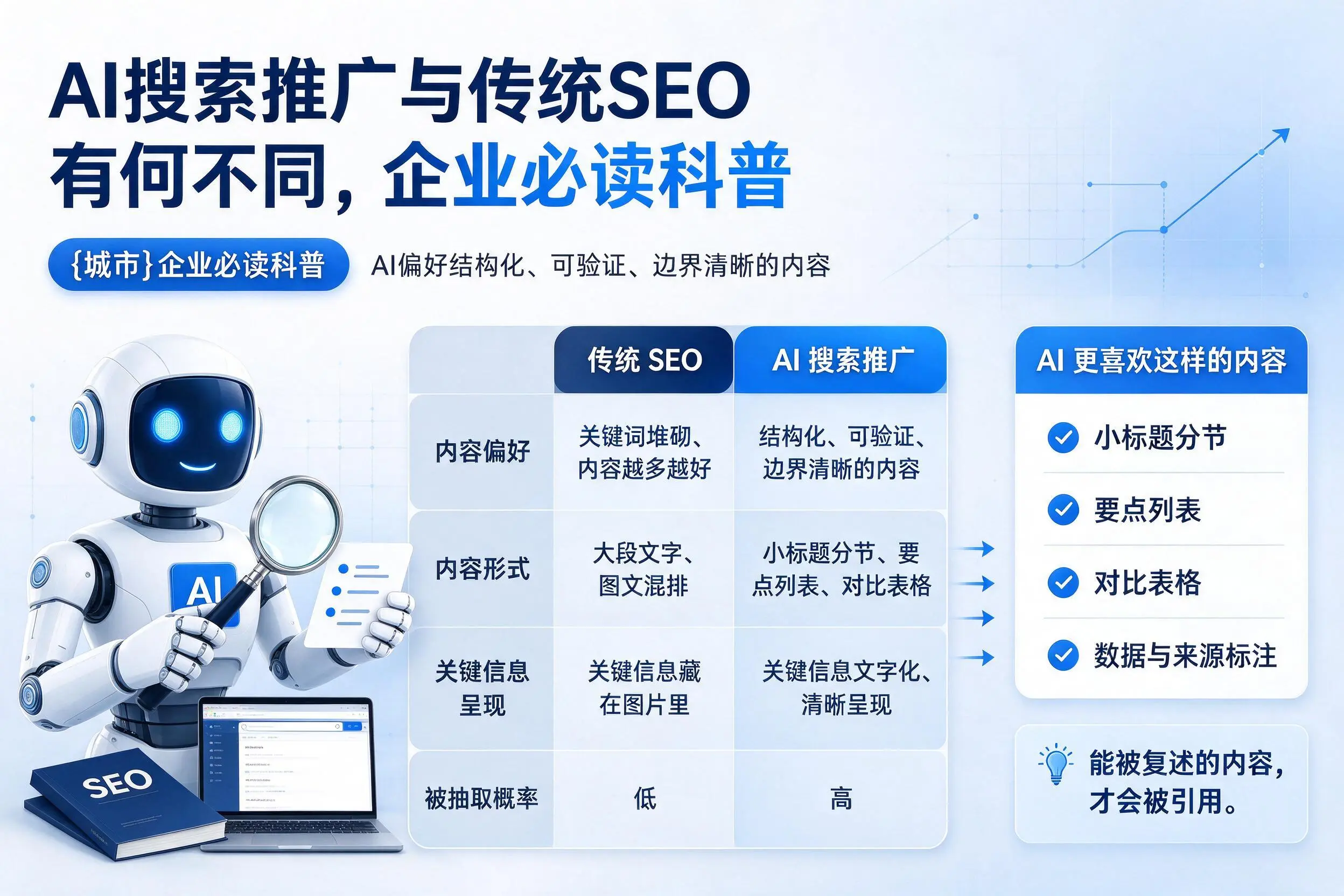 AI搜索推广与传统SEO有何不同，陕西企业必读科普