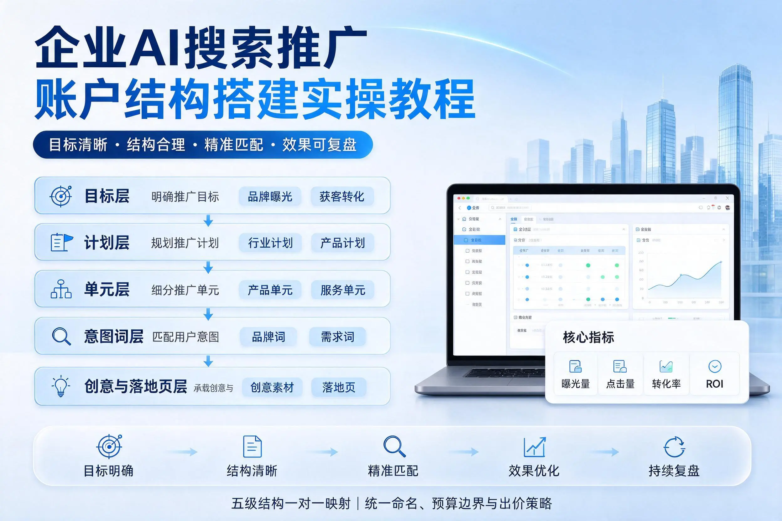 陕西企业AI搜索推广账户结构搭建实操教程